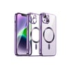 Mey İthalat®  iPhone 13 Kılıf Kross Magneticsafe Kapak - Mor