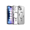 Mey İthalat®  iPhone 13 Kılıf Kross Magneticsafe Kapak - Gümüş