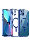 Mey İthalat®  iPhone 13 Kılıf Kross Magneticsafe Kapak - Lacivert