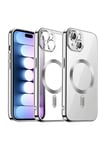 Mey İthalat®  iPhone 13 Kılıf Kross Magneticsafe Kapak - Titan Gri