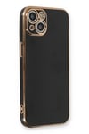 Mey İthalat®  iPhone 13 Kılıf Volet Silikon - Siyah