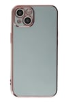 Mey İthalat®  iPhone 13 Kılıf Volet Silikon - Açık Yeşil
