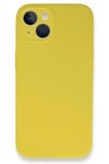 Mey İthalat®  iPhone 13 Mini Kılıf Lansman Legant Silikon - Sarı