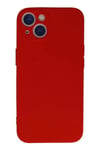 Mey İthalat®  iPhone 13 Mini Kılıf Nano içi Kadife Silikon - Kırmızı
