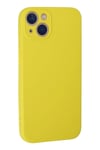 Mey İthalat®  iPhone 13 Mini Kılıf Nano içi Kadife Silikon - Sarı