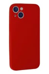 Mey İthalat®  iPhone 13 Mini Kılıf Nano içi Kadife Silikon - Kırmızı