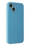 Mey İthalat®  iPhone 13 Mini Kılıf Nano içi Kadife Silikon - Mavi