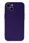 Mey İthalat®  iPhone 13 Mini Kılıf Nano içi Kadife Silikon - Mor