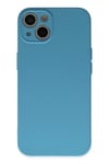Mey İthalat®  iPhone 13 Mini Kılıf Nano içi Kadife Silikon - Mavi