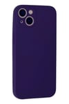 Mey İthalat®  iPhone 13 Mini Kılıf Nano içi Kadife Silikon - Mor