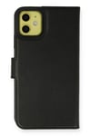 Mey İthalat®  iPhone 13 Mini Kılıf Trend S Plus Kapaklı Kılıf - Siyah