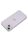 Mey İthalat®  iPhone 13 Mini Renkli Kamera Lens Koruma Cam - Sarı-Mavi