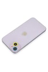 Mey İthalat®  iPhone 13 Mini Renkli Kamera Lens Koruma Cam - Sarı-Mavi