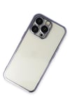 Mey İthalat®  iPhone 13 Pro Kılıf  Lensli Silikon - Mor