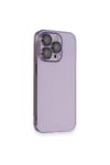 Mey İthalat®  iPhone 13 Pro Kılıf Armada Lensli Kapak - Lila