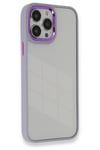 Mey İthalat®  iPhone 13 Pro Kılıf Dora Kapak - Lila