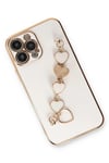 Mey İthalat®  iPhone 13 Pro Kılıf Esila Silikon - Beyaz