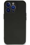 Mey İthalat®  iPhone 13 Pro Kılıf First Silikon - Siyah