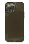 Mey İthalat®  iPhone 13 Pro Kılıf Fly Lens Silikon - Siyah