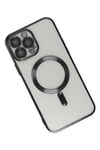 Mey İthalat®  iPhone 13 Pro Kılıf Kross Magneticsafe Kapak - Siyah