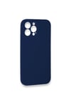 Mey İthalat®  iPhone 13 Pro Kılıf Lansman Legant Silikon - Lacivert