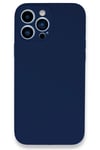 Mey İthalat®  iPhone 13 Pro Kılıf Lansman Legant Silikon - Lacivert