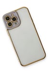 Mey İthalat®  iPhone 13 Pro Kılıf Liva Lens Silikon - Lila