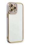 Mey İthalat®  iPhone 13 Pro Kılıf Liva Lens Silikon - Lila