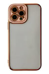 Mey İthalat®  iPhone 13 Pro Kılıf Liva Lens Silikon - Rose