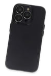 Mey İthalat®  iPhone 13 Pro Kılıf Luko Lens Silikon - Siyah