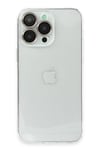 Mey İthalat®  iPhone 13 Pro Kılıf Luko Lens Silikon -Yeşil
