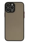 Mey İthalat®  iPhone 13 Pro Kılıf Montreal Silikon Kapak - Siyah
