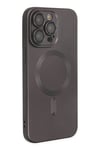 Mey İthalat®  iPhone 13 Pro Kılıf Moshi Lens Magneticsafe Silikon - Füme