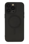Mey İthalat®  iPhone 13 Pro Kılıf Moshi Lens Magneticsafe Silikon - Siyah