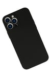 Mey İthalat®  iPhone 13 Pro Kılıf Nano içi Kadife Silikon - Siyah