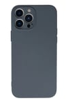 Mey İthalat®  iPhone 13 Pro Kılıf Nano içi Kadife Silikon - Gri