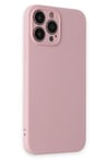 Mey İthalat®  iPhone 13 Pro Kılıf Nano içi Kadife Silikon - Pembe