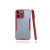 Mey İthalat®  iPhone 13 Pro Kılıf Platin Silikon - Kırmızı