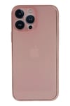 Mey İthalat®  iPhone 13 Pro Kılıf PP Ultra İnce Kapak - Pembe