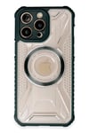 Mey İthalat®  iPhone 13 Pro Kılıf Prag Magneticsafe Kapak - Koyu Yeşil