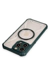 Mey İthalat®  iPhone 13 Pro Kılıf Prag Magneticsafe Kapak - Koyu Yeşil