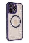 Mey İthalat®  iPhone 13 Pro Kılıf Prag Magneticsafe Kapak - Derin Mor