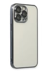 Mey İthalat®  iPhone 13 Pro Max Kılıf  Lensli Silikon - Siyah