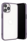 Mey İthalat®  iPhone 13 Pro Max Kılıf  Lensli Silikon - Mor