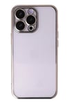 Mey İthalat®  iPhone 13 Pro Max Kılıf  Lensli Silikon - Gold