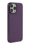Mey İthalat®  iPhone 13 Pro Max Kılıf Anka PC Sert Metal Kapak - Mor