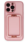 Mey İthalat®  iPhone 13 Pro Max Kılıf Coco Elit Kapak - Pembe