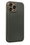 Mey İthalat®  iPhone 13 Pro Max Kılıf Coco Karbon Silikon - Füme