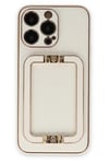 Mey İthalat®  iPhone 13 Pro Max Kılıf Coco Elit Kapak - Beyaz