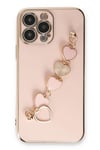 Mey İthalat®  iPhone 13 Pro Max Kılıf Esila Silikon - Pudra